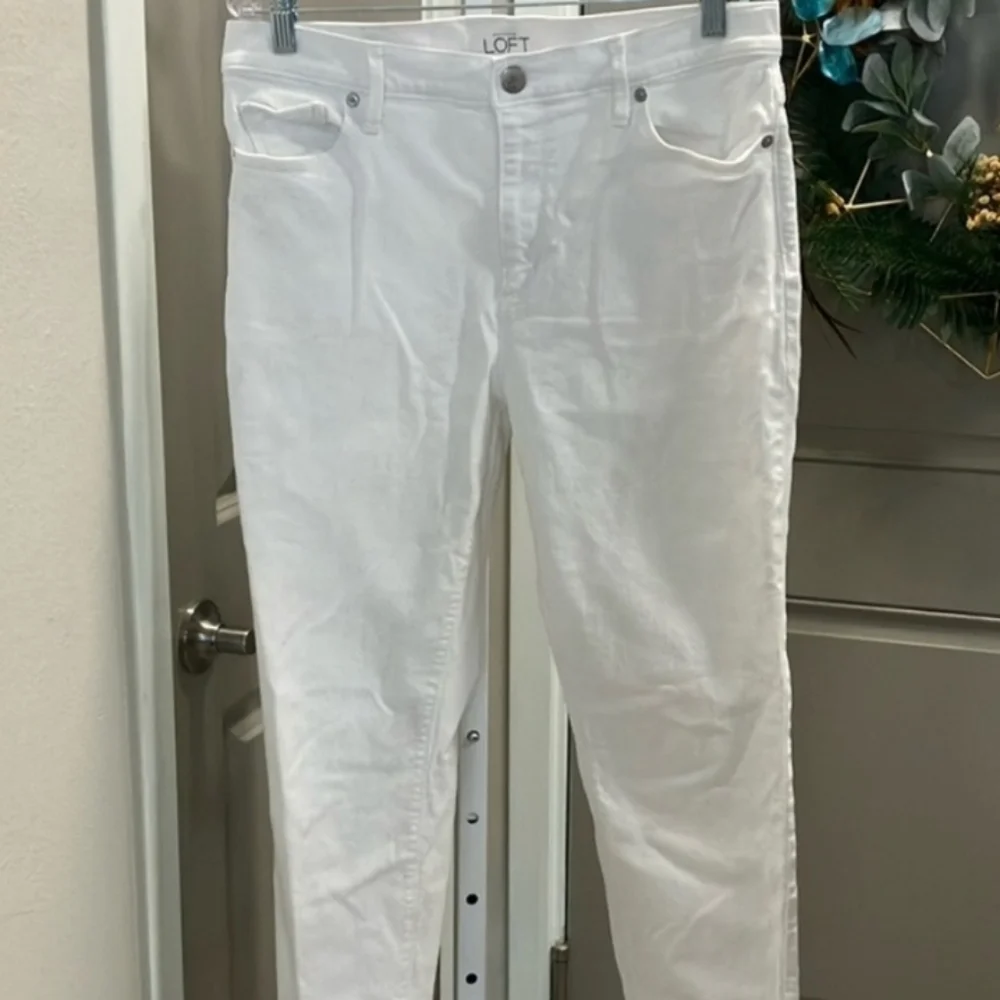 Ann Taylor Loft High Rise Skinny Ankle jeans size 10 - Picture 2 of 4